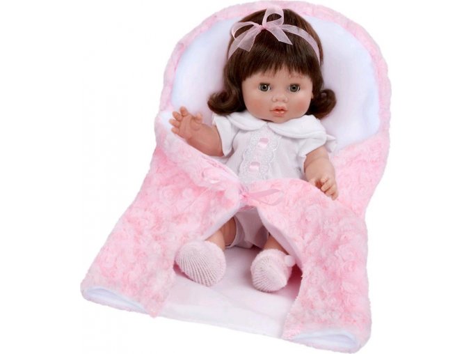 Luxusní dětská panenka-miminko Berbesa Magdalena 35cm