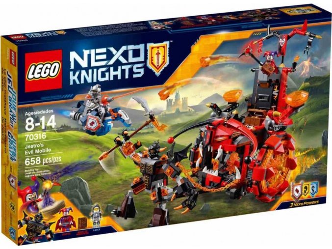 LEGO® Nexo Knights 70316 Jestrovo hrozivé vozidlo