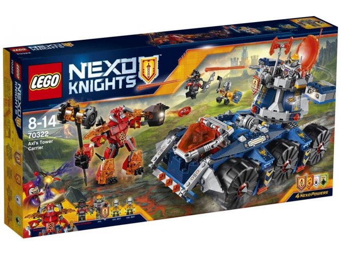 LEGO® Nexo Knights 70322 Axlův věžový transportér