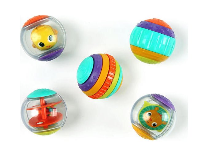 Bright Starts Hračka Shake & Spin Activity Balls™, 3m+