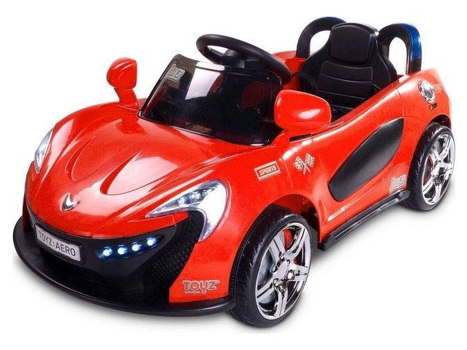 Elektrické autíčko Toyz Aero - 2 motory a 2 rychlosti červené