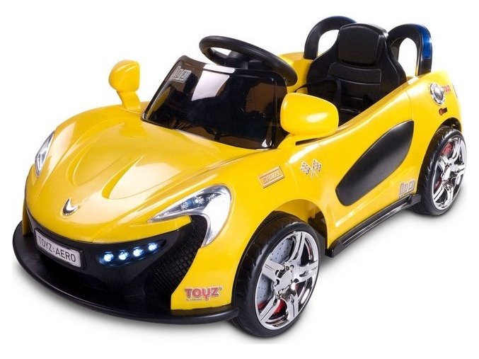 Elektrické autíčko Toyz Aero - 2 motory a 2 rychlosti žluté