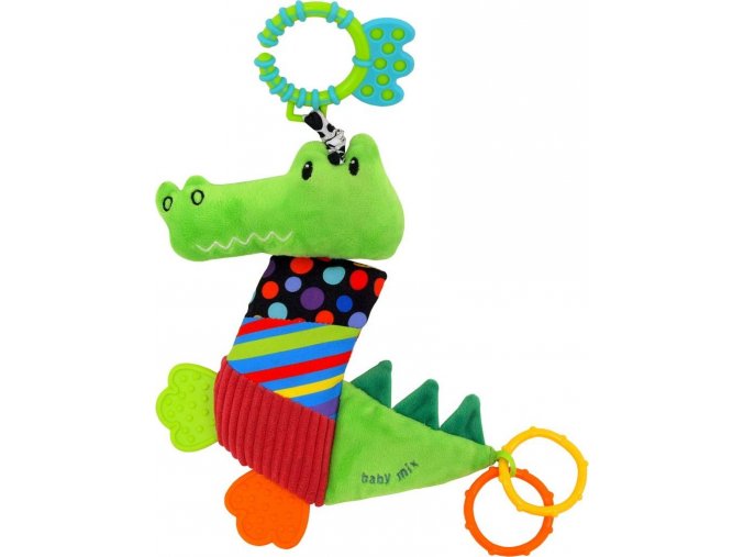 Plyšová hračka s vibrací Baby Mix Krokodýl