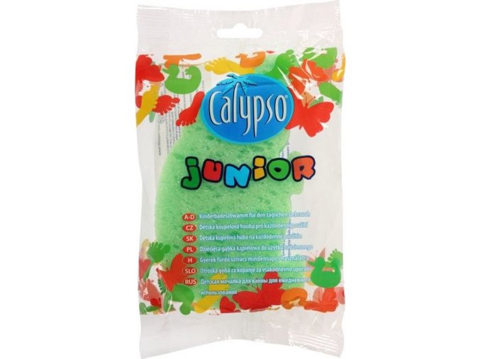 Koupelová houba Junior Animal Calypso zelená
