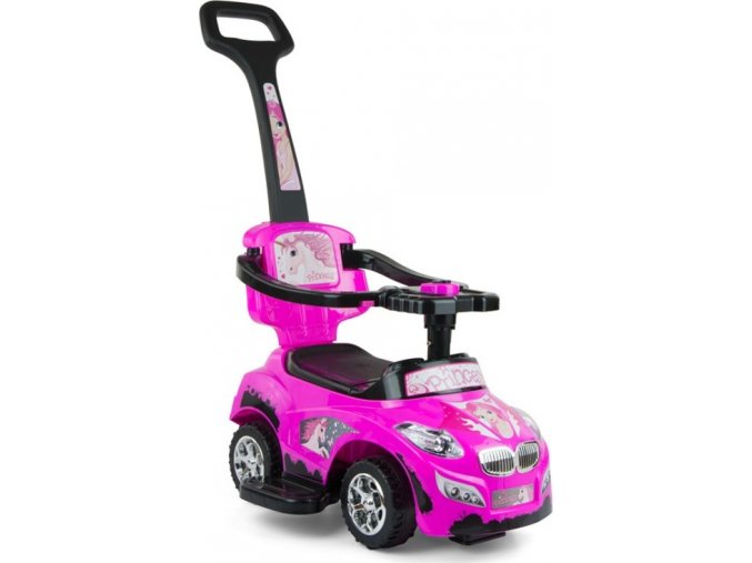 Dětské jezdítko 2v1 Milly Mally Happy pink
