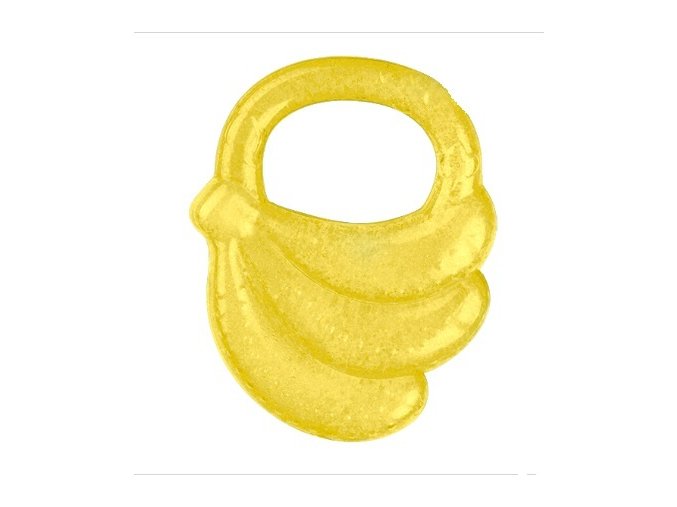 BabyOno Kousátko chladící banán - žlutá