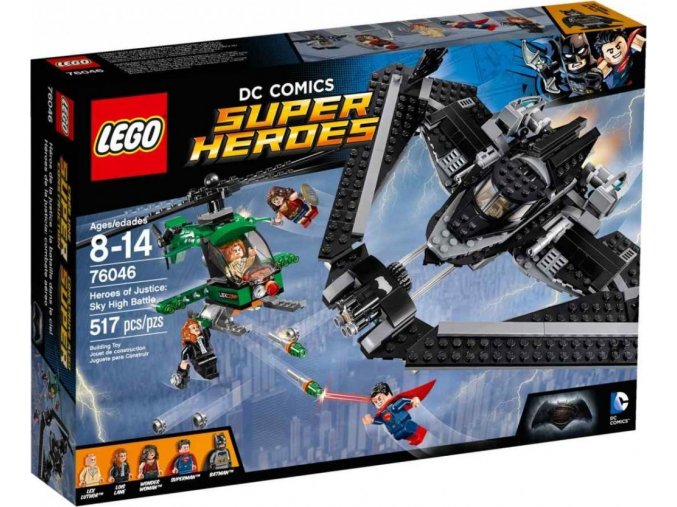 LEGO® Super Heroes 76046 Hrdinové spravedlnosti: souboj vysoko v oblacích