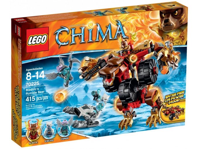 LEGO® CHIMA 70225 Bladvikův brucácející medvěd