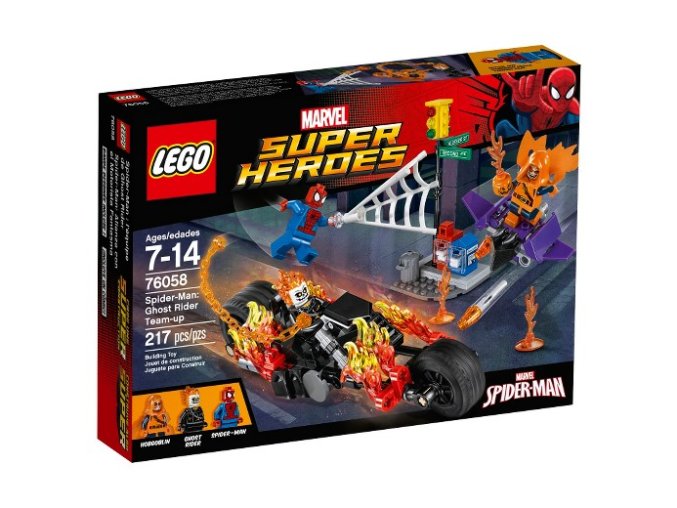 LEGO® Super Heroes 76058 Spiderman: Ghost Rider vstupuje do týmu