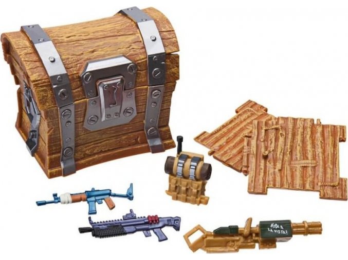 Fortnite Loot chest sběratelské doplňky pro 10cm figurky 6ks C