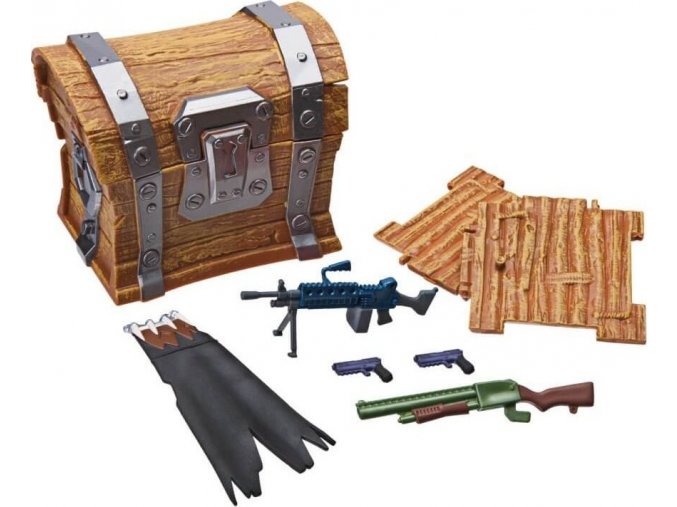 Fortnite Loot chest sběratelské doplňky pro 10cm figurky 7ks B