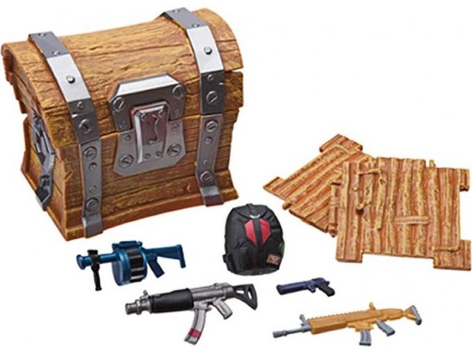 Fortnite Loot chest sběratelské doplňky pro 10cm figurky 7ks A