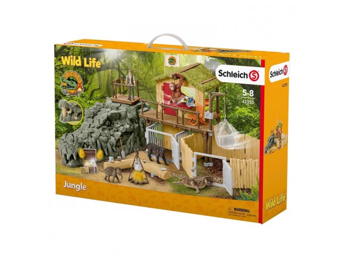 Schleich 42350 Vyzkumna stanice v krokodyli dzungli