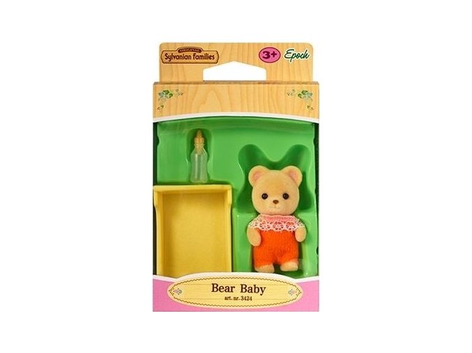 Sylvanian Families 3424 Medvědí miminko oranžové