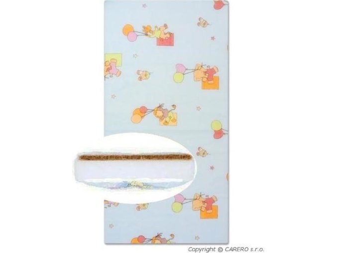 Matrace molitan-kokos modrá různé obrázky