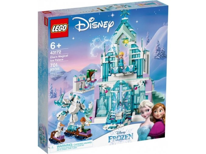 LEGO® Disney 43172 Elsa a její kouzelný ledový palác