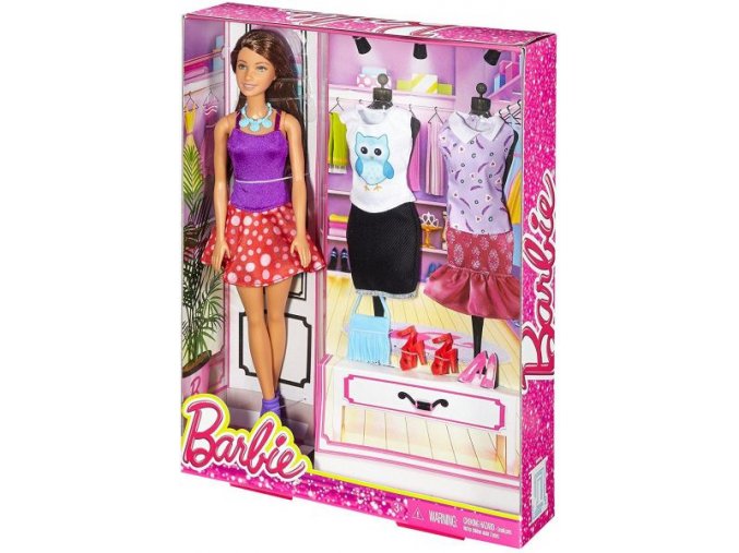 Barbie modelka s oblecky 2