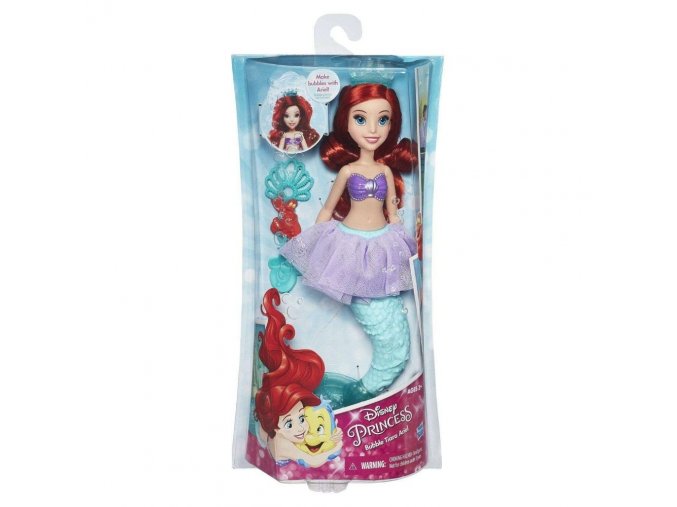 Disney princezna Ariel s bublifukem