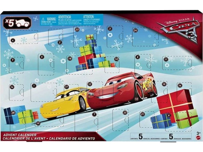 Adventní kalendář Cars 3