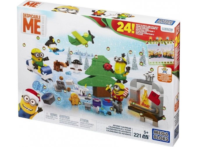 Mega Bloks Adventní kalendář Mimoni