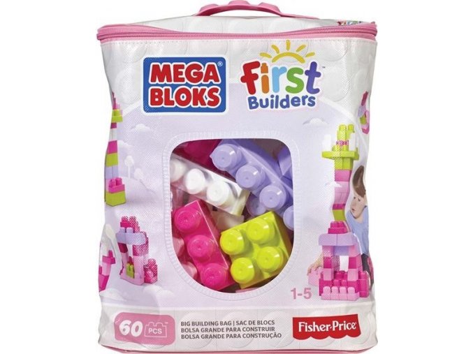 Mega Bloks First Builders Bag pro holky 60 ks
