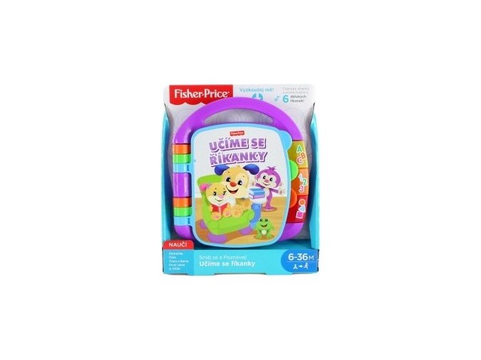 Fisher-Price Mluvící knížka Učíme se říkanky CZ