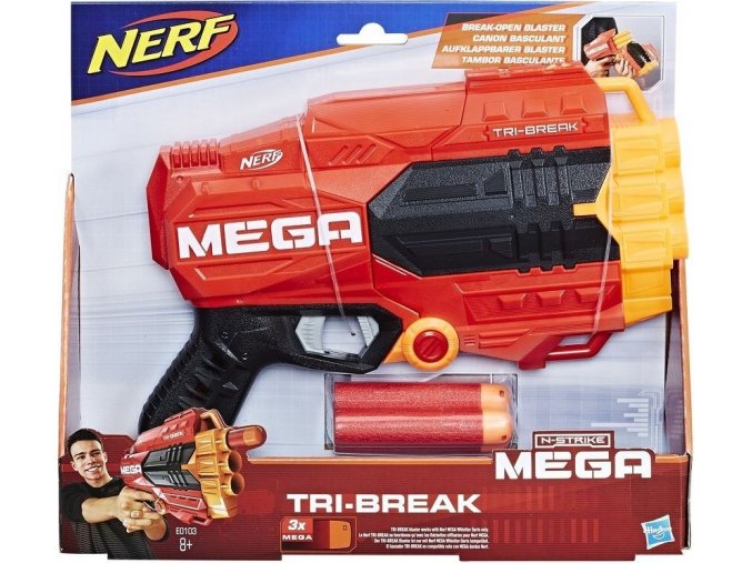 NERF Elite MEGA Tri Break Pistole