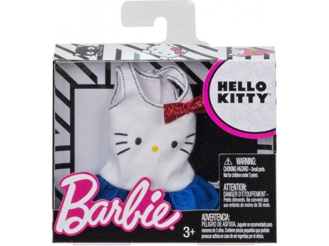 Barbie Topy Hello Kitty tričko bílé