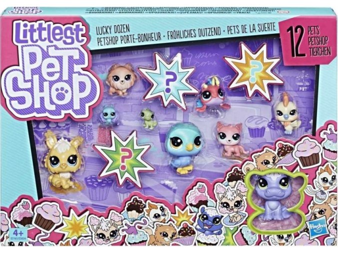 Littlest Pet Shop Velké balení 12 zvířátek