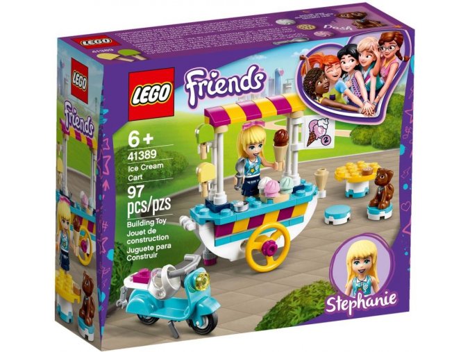 LEGO® Friends 41389 Pojízdný zmrzlinový stánek