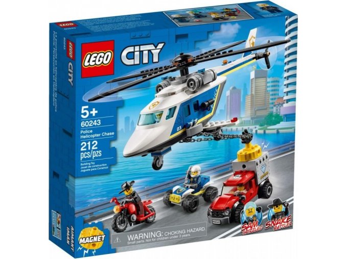 LEGO® City 60243 Pronásledování s policejní helikoptérou