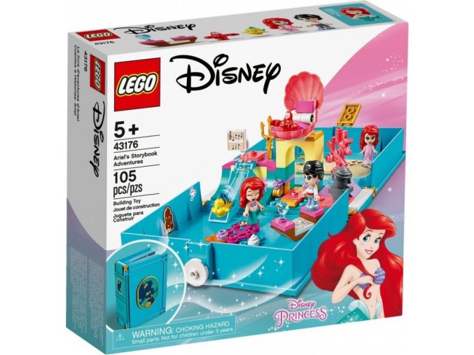 LEGO® Disney 43176 Ariel a její pohádková kniha dobrodružství