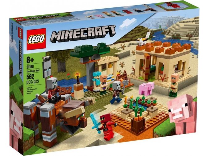 LEGO® Minecraft 21160 Útok Illagerů