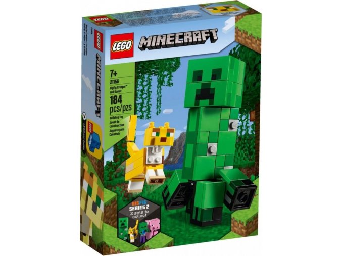 LEGO® Minecraft 21156 Velká figurka: Creeper™ a Ocelot