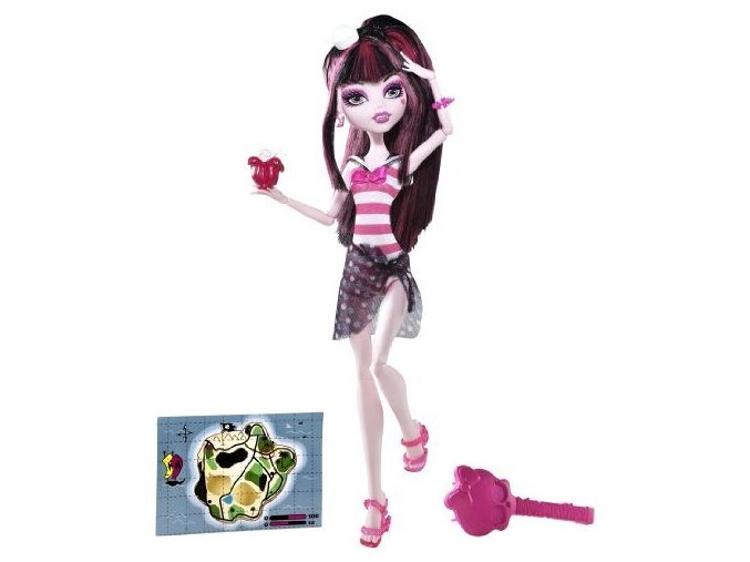 Monster high priserka z ostrova panenka draculaura