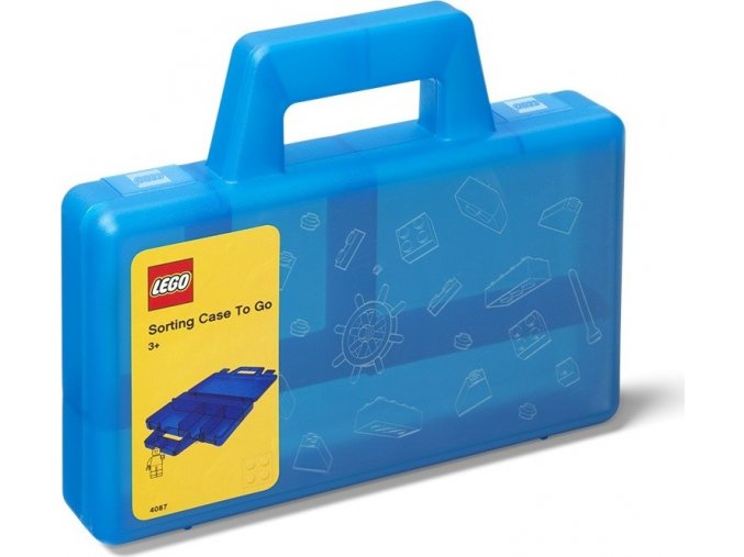 LEGO Úložný box TO-GO modrý