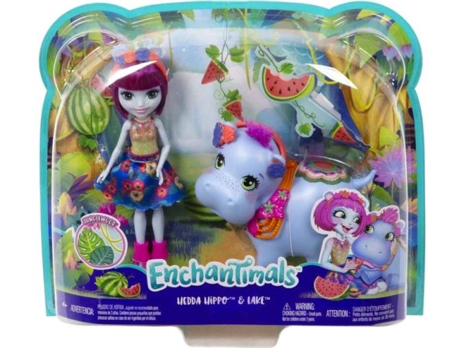 ENCHANTIMALS Hedda Hippo a hroch Lake
