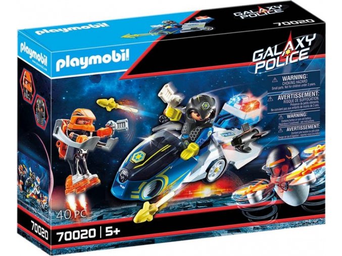 PLAYMOBIL® 70020 Vesmírná policie - Motorka