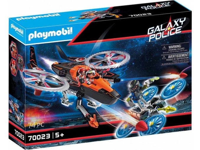 PLAYMOBIL® 70023 Vesmírní piráti - Helikoptéra