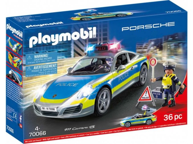 PLAYMOBIL® 70066 Porsche 911 Carrera 4S Policie