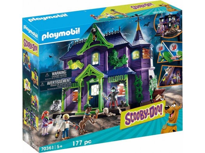 PLAYMOBIL® 70361 SCOOBY-DOO! Dobrodružství ve Strašidelném domě