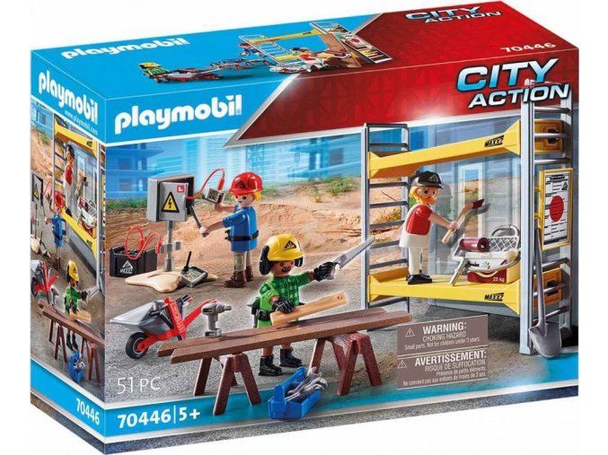 PLAYMOBIL® 70446 Lešení s řemeslníky