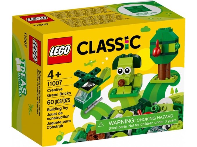 LEGO® Classic 11007 Zelené kreativní kostičky