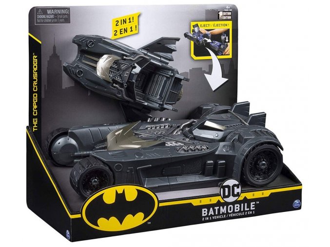 Batman Batmobil a Batloď pro figurky 10 cm