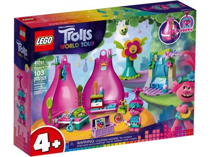 LEGO® Trolls 41251 Poppy a její domeček