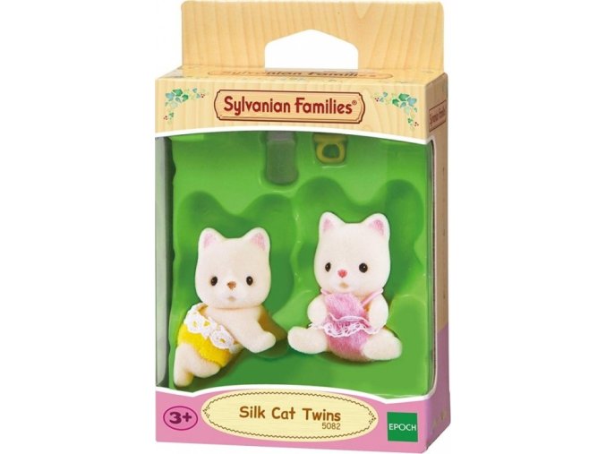 Sylvanian Families 5082 Dvojčátka hedvábných kočiček