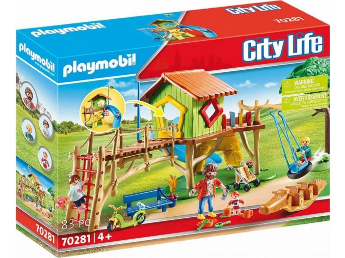 PLAYMOBIL 70281 Dobrodružné dětské hřiště