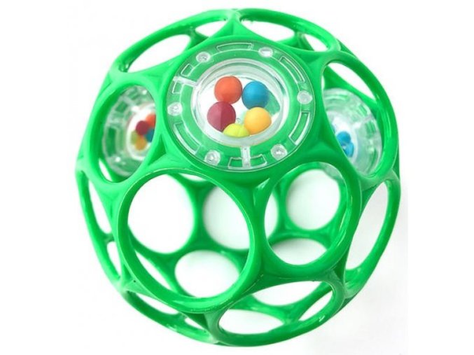 oball rattle zelena