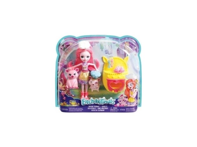 ENCHANTIMALS Petya Prasátková a pečení cukroví, FJJ28