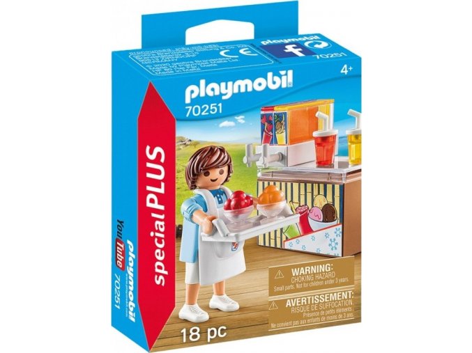 PLAYMOBIL 70251 Prodejce ledové tříště